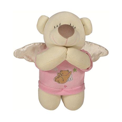 Ursa Plush Média Oração que Reza Roupa Rosa com Asa - Mury baby Menor preço em Ursa Plush Média Oração que Reza Roupa Rosa com Asa - Mury baby