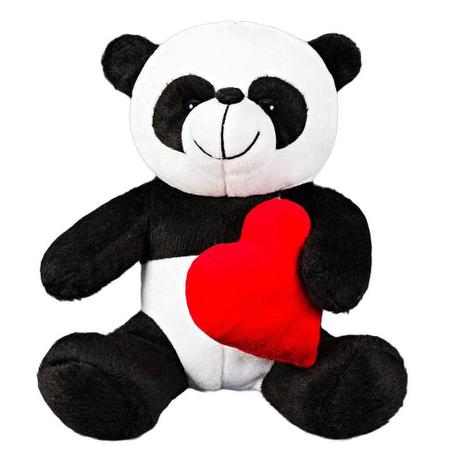 Urso Panda Pelúcia Importada Mini Preto e Branco - W.u. pelúcias Menor preço em Urso Panda Pelúcia Importada Mini Preto e Branco - W.u. pelúcias