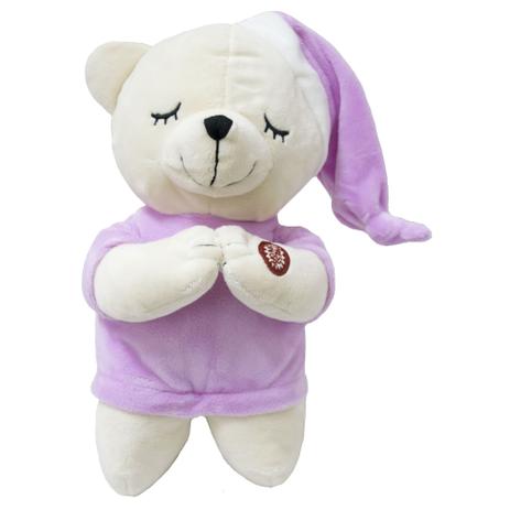Urso que reza pai nosso - Lilás - Bbr toys Menor preço em Urso que reza pai nosso - Lilás - Bbr toys