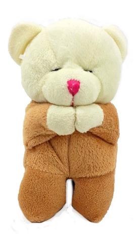 Urso Que Reza Pai Nosso Marrom 12 cm - Fofy toys Menor preço em Urso Que Reza Pai Nosso Marrom 12 cm - Fofy toys