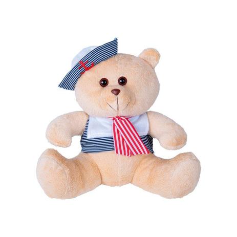 Urso Soft Médio Marinheiro Marinho e Vermelho com Chapéu Âncora - Mury baby Menor preço em Urso Soft Médio Marinheiro Marinho e Vermelho com Chapéu Âncora - Mury baby