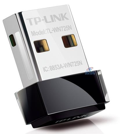 USB Adaptador Wi-Fi TP-Link TL-WN725N Nano - 150Mbps Menor preço em USB Adaptador Wi-Fi TP-Link TL-WN725N Nano - 150Mbps