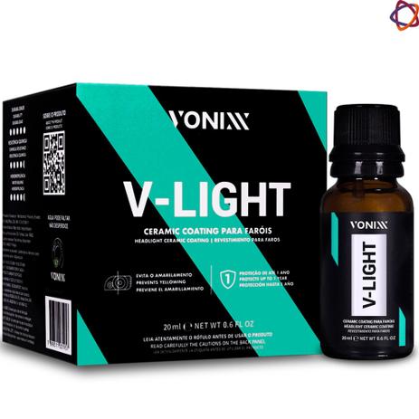 V-Light 20ml Vonixx Ceramic Coating para Faróis Vitrificador Menor preço em V-Light 20ml Vonixx Ceramic Coating para Faróis Vitrificador