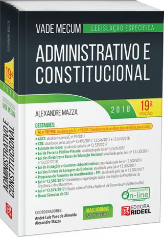 Vade Mecum Administrativo e Constitucional - Rideel Menor preço em Vade Mecum Administrativo e Constitucional - Rideel