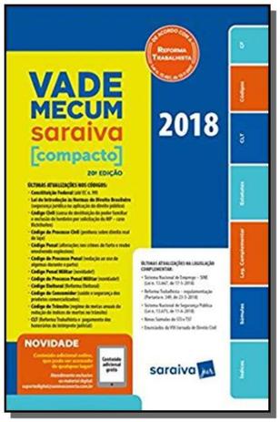 Vade mecum compacto 2018 - saraiva Menor preço em Vade mecum compacto 2018 - saraiva