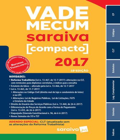 Vade Mecum Saraiva Compacto - 2017 - 18 Ed é boa?