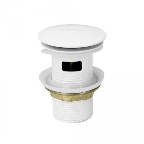 Válvula Click de Inox Branco para Cubas com Ladrão - Sincenet Menor preço em Válvula Click de Inox Branco para Cubas com Ladrão - Sincenet