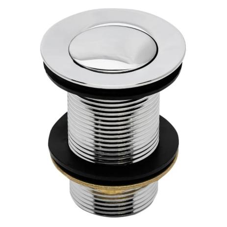Válvula Click Inox Ralo Cuba Vidro Louça Banheiro Metal 1.1/4 Modelo Abertura Interna - Só Acabamentos é boa?