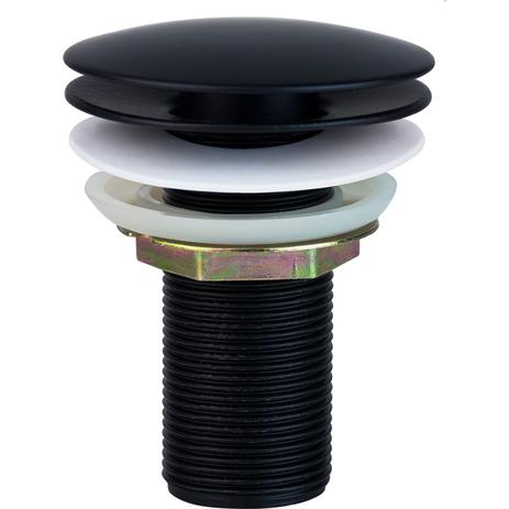 Válvula click metal preto fosco Para Cuba Banheiro 6 cm 7/8 - RR Metais Menor preço em Válvula click metal preto fosco Para Cuba Banheiro 6 cm 7/8 - RR Metais