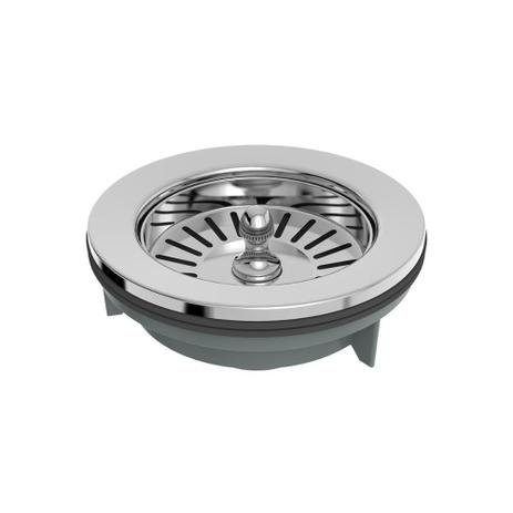 Válvula de Escoamento para Lavatório 4.1/2''X1.1/2'' Cromada - Blukit Menor preço em Válvula de Escoamento para Lavatório 4.1/2''X1.1/2'' Cromada - Blukit