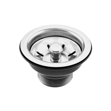 Válvula de Escoamento para Pia Americana em Inox com Cesta em Abs 3 1/2x 1 1/2 - Gtres Menor preço em Válvula de Escoamento para Pia Americana em Inox com Cesta em Abs 3 1/2x 1 1/2 - Gtres