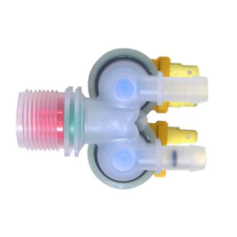 Valvula dupla de entrada de agua lavadora electrolux 127v emicol Menor preço em Valvula dupla de entrada de agua lavadora electrolux 127v emicol