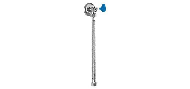 Válvula Redutora De Fluxo Com Ligação Flexível 40cm Aço Blukit Menor preço em Válvula Redutora De Fluxo Com Ligação Flexível 40cm Aço Blukit