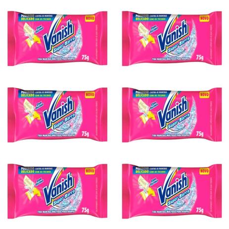 Menor preço em Vanish Alvejante Barra 75g (Kit C/06)