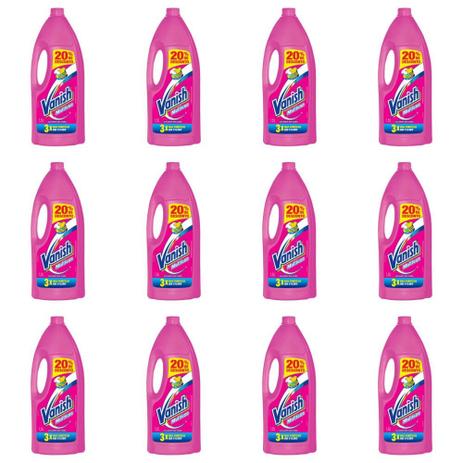 Vanish Multiuso Alvejante Líquido 1,5 L (Kit C/12) Menor preço em Vanish Multiuso Alvejante Líquido 1,5 L (Kit C/12)