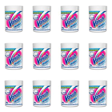 Vanish Poder O2 White Alvejante Em Pó 900g (Kit C/12) Menor preço em Vanish Poder O2 White Alvejante Em Pó 900g (Kit C/12)