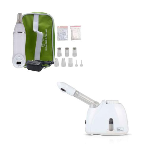 Vaporizador Facial Limpeza Pele Profunda Remoção Cravos Modelo K-33S 220v + Peeling Diamante Vácuo - K.Skin Menor preço em Vaporizador Facial Limpeza Pele Profunda Remoção Cravos Modelo K-33S 220v + Peeling Diamante Vácuo - K.Skin