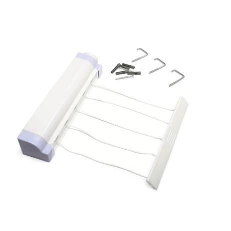 Varal Automático em Poliestireno com 5 Cordas de 4,1 Metros Branco - Secalux é boa?