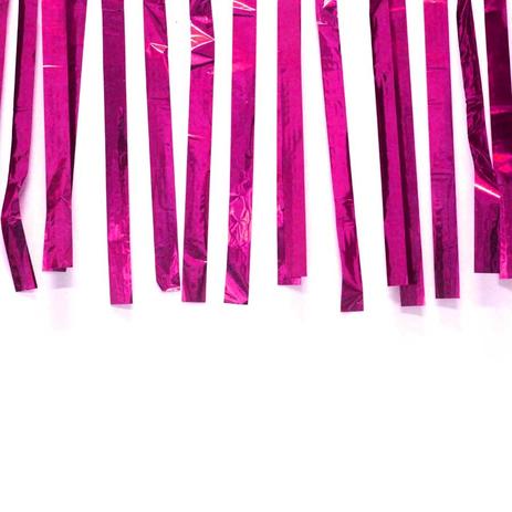 Varal de Fitas Metalizadas Pink com 10 Metros - Aluá festas é boa?