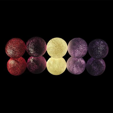 Varal de Luz LED CORMILU bolas, Roxo Degradê Bangkok 35 bolas 110V é boa?