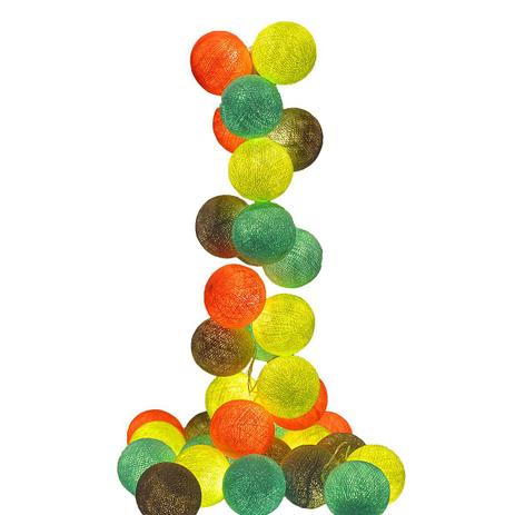 Varal de Luz LED CORMILU Laranja Verde Hanoi 35 bolas 220V é boa?