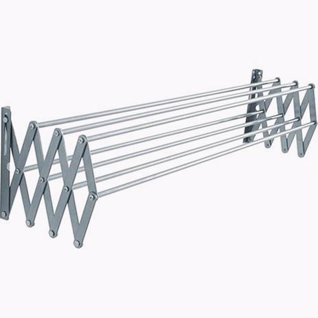 Varal De Parede 100cm Alumínio Sanfonado Recolhível Alumasa Menor preço em Varal De Parede 100cm Alumínio Sanfonado Recolhível Alumasa