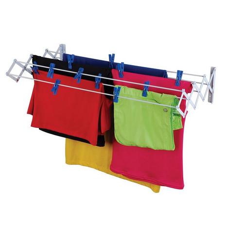 Varal De Roupas Sanfonado Mor 1m Portátil Dobrável Menor preço em Varal De Roupas Sanfonado Mor 1m Portátil Dobrável