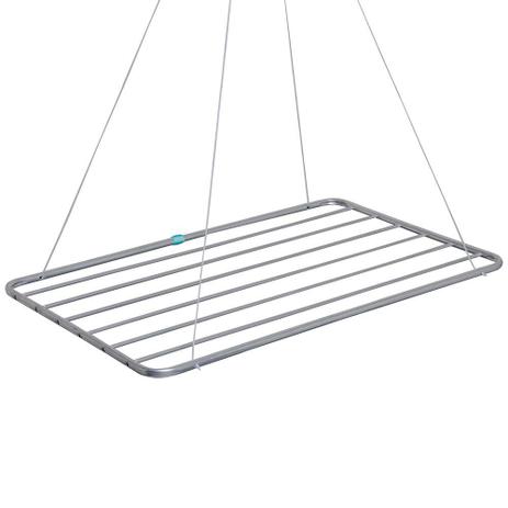 Varal de Teto Alumínio 90cm - Mor Menor preço em Varal de Teto Alumínio 90cm - Mor