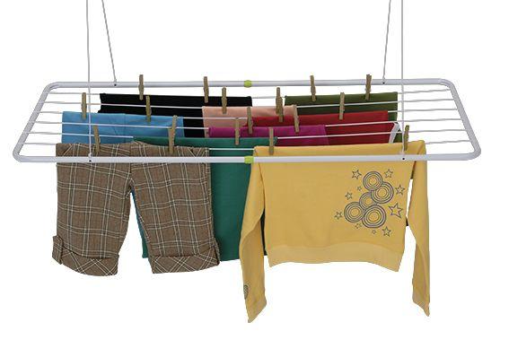 VARAL DE TETO E PAREDE EM AÇO COM 6 VARETAS E KIT PARAFUSOS 560x1200 - Mor Menor preço em VARAL DE TETO E PAREDE EM AÇO COM 6 VARETAS E KIT PARAFUSOS 560x1200 - Mor