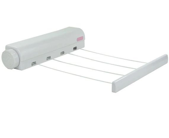 Varal Retrátil Automático 4 Cordas 3,2m Prático Seca Fácil - Wincy Menor preço em Varal Retrátil Automático 4 Cordas 3,2m Prático Seca Fácil - Wincy