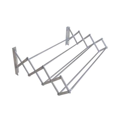 Menor preço em Varal sanfonado 80 x 19 x 45 cm em alumínio - Botafogo