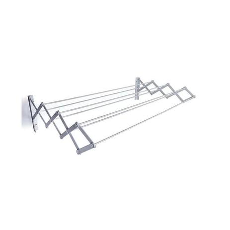 Varal Sanfonado de Parede Aço 1,20cm 6023 Mor Menor preço em Varal Sanfonado de Parede Aço 1,20cm 6023 Mor