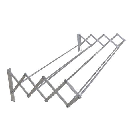 Varal Sanfonado Em Alumínio 60 cm - Botafogo Menor preço em Varal Sanfonado Em Alumínio 60 cm - Botafogo
