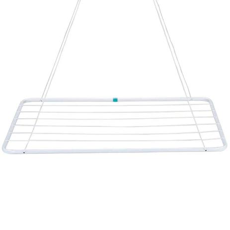 Varal Teto Aço Branco 90cm - Mor Menor preço em Varal Teto Aço Branco 90cm - Mor