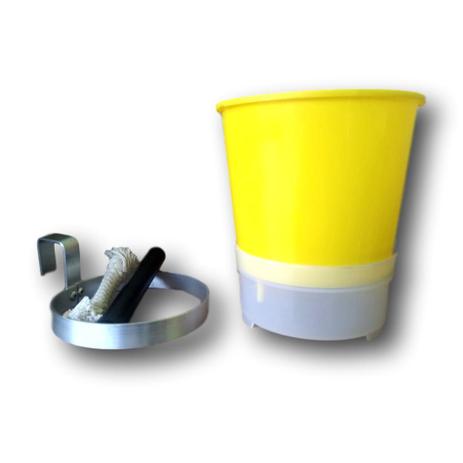 Vaso auto irrigável ou autoirrigável com suporte em alumínio - Armazem do verde Menor preço em Vaso auto irrigável ou autoirrigável com suporte em alumínio - Armazem do verde