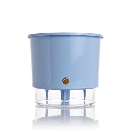 Vaso Auto Irrigável Wishes Azul Serenety N02 Pequeno 11x12 - Raíz vasos autoirrigáveis Menor preço em Vaso Auto Irrigável Wishes Azul Serenety N02 Pequeno 11x12 - Raíz vasos autoirrigáveis