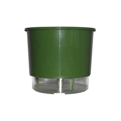 Vaso Autoirrigável Médio T3 RAIZ - Verde - 720 Menor preço em Vaso Autoirrigável Médio T3 RAIZ - Verde - 720