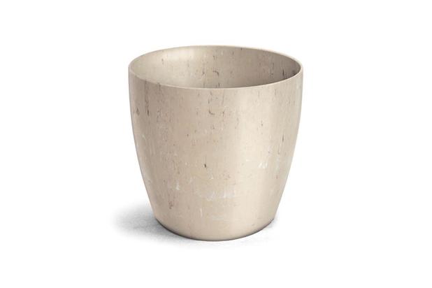 Vaso cachepô n4 elegance redondo travertino 23x25 - Nutriplan Menor preço em Vaso cachepô n4 elegance redondo travertino 23x25 - Nutriplan