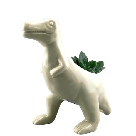 Vaso, Cachepot De Cerâmica Dinossauro Rex Branco Urban - H41018 Menor preço em Vaso, Cachepot De Cerâmica Dinossauro Rex Branco Urban - H41018