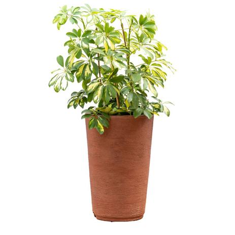 Menor preço em Vaso Coluna Redondo Planta Polietileno Escovado Jardim N3 - Art Decore