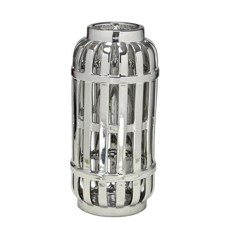 Menor preço em Vaso de Cerâmica Reale Prata 29cm Espressione