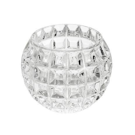 Vaso de Cristal 10cm Rose Wolff - Rojemac Menor preço em Vaso de Cristal 10cm Rose Wolff - Rojemac