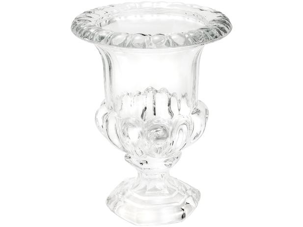 Vaso de Cristal Decorativo para Mesa Redondo - Transparente 25,5cm de Altura Wolff Sussex 3438 Menor preço em Vaso de Cristal Decorativo para Mesa Redondo - Transparente 25,5cm de Altura Wolff Sussex 3438