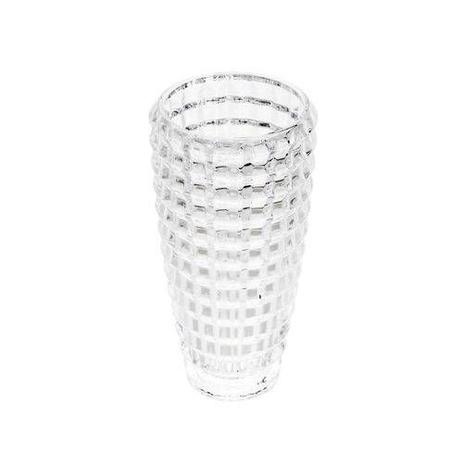 Vaso de cristal diamond 13x24,5cm - Wolff Menor preço em Vaso de cristal diamond 13x24,5cm - Wolff