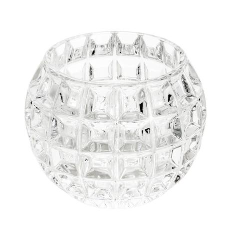 Vaso de Cristal Rose 10X9Cm - Rojemac Menor preço em Vaso de Cristal Rose 10X9Cm - Rojemac