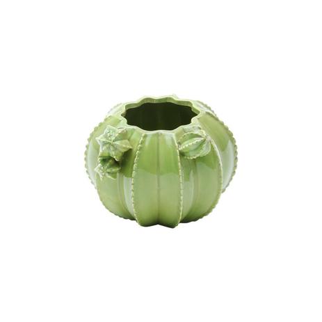 Vaso decorativo 15 cm de cerâmica verde Cactos Prestige - 25665 Menor preço em Vaso decorativo 15 cm de cerâmica verde Cactos Prestige - 25665