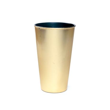 Vaso Decorativo 24x15Cm Plastico Dourado - Cromus Menor preço em Vaso Decorativo 24x15Cm Plastico Dourado - Cromus