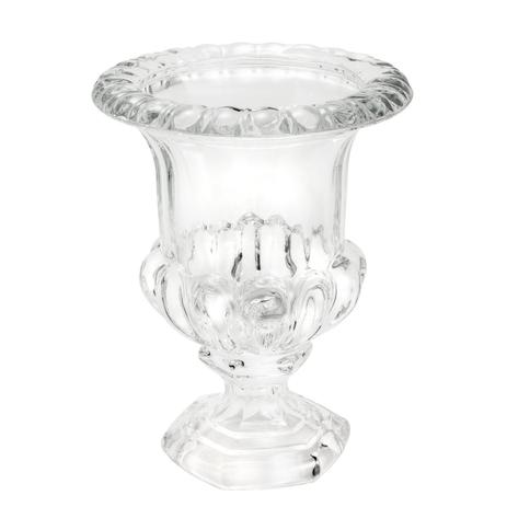 Vaso decorativo 25,5 cm de cristal transparente com pé Sussex Wolff - 3438 Menor preço em Vaso decorativo 25,5 cm de cristal transparente com pé Sussex Wolff - 3438
