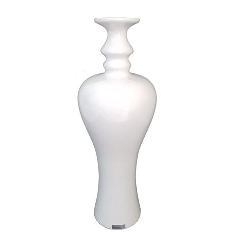 Vaso Decorativo Branco Cerâmica Mazzotti Garrafa 78 1 peça Menor preço em Vaso Decorativo Branco Cerâmica Mazzotti Garrafa 78 1 peça