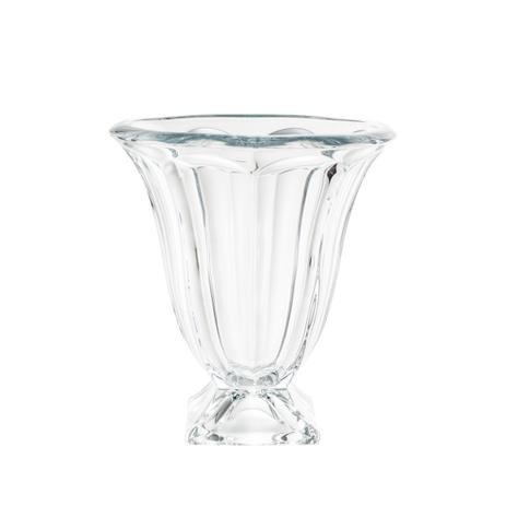 Vaso Decorativo Com Pé Cristal Ecológico 24cm Arcade Bohemia Menor preço em Vaso Decorativo Com Pé Cristal Ecológico 24cm Arcade Bohemia